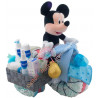Moto de pañales con sidecar Mickey Mustela
