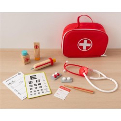 juguete doctor set madera