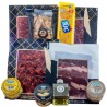 cesta de ibéricos jamón chorizo de bellota