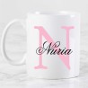 taza con nombre