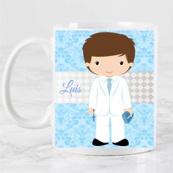 tazas comunión niño