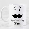 tazas día del padre bigotes