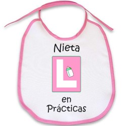 babero nieta en prácticas