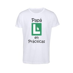 camiseta papá en prácticas