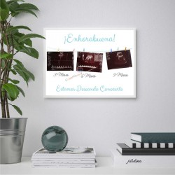 cuadro personalizado ecografía bebé