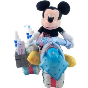 moto de pañales con sidecar mickey mustela