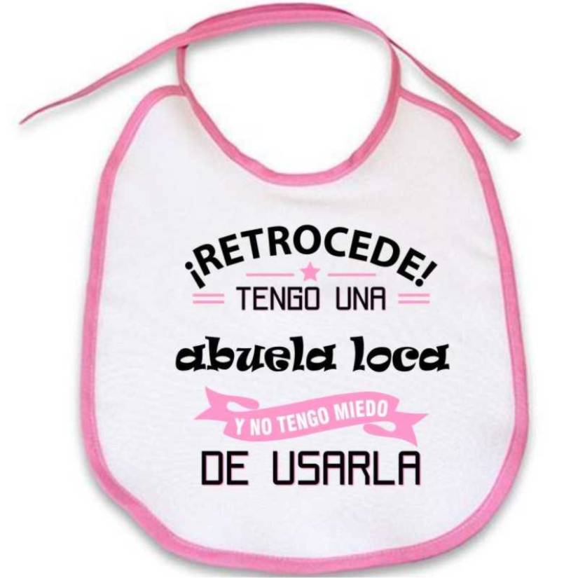 Babero personalizado para niñas