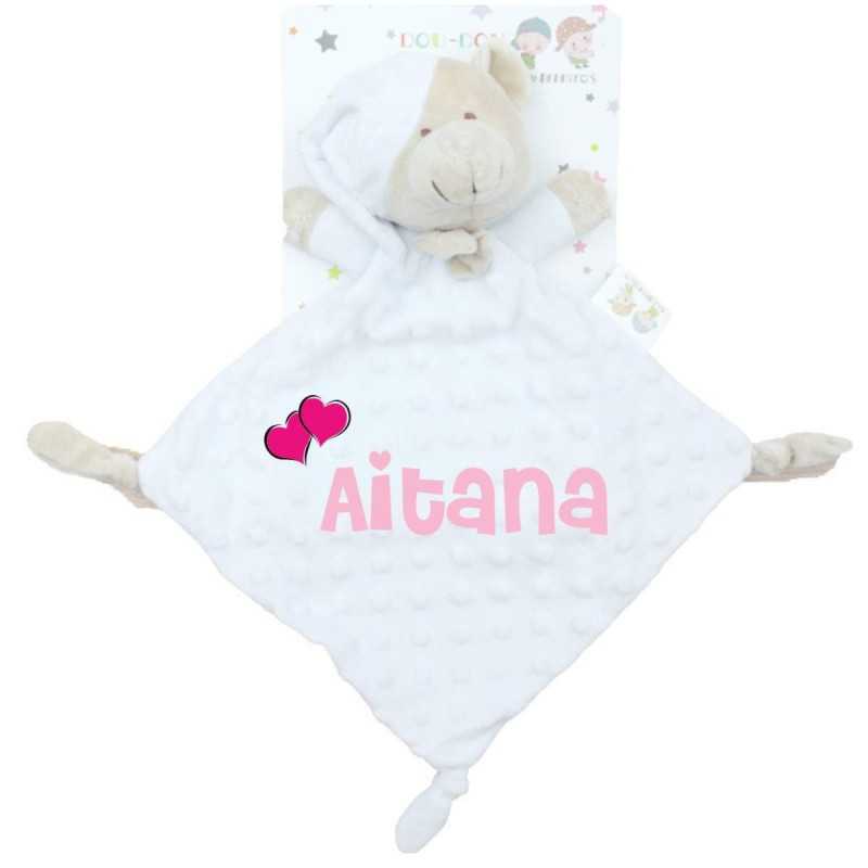 doudou personalizado corazones